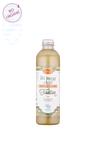 Gel douche d'Alep tradition premium - Huile d'olive et laurier bio - 250 ml