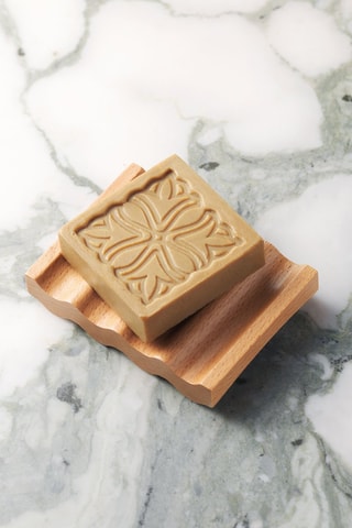 Porte-savon en hêtre  Naturel