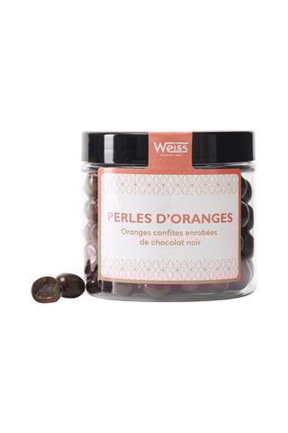 Perles Chocolat noir et Oranges confites - 150 g