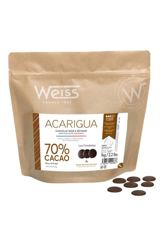 Sachet Fondette Acarigua chocolat noir 70% - 1 kg