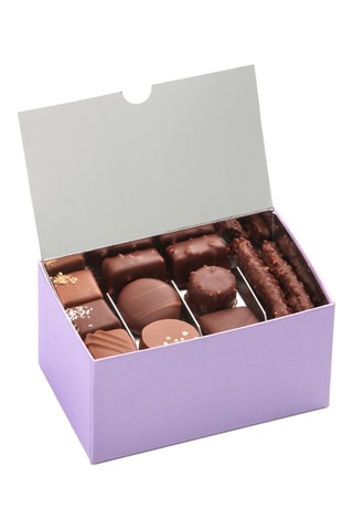 Ballotin de ganaches parfumées et pralinés - 350 g