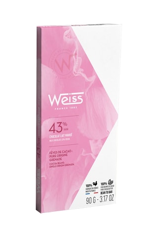 3 Tablettes chocolat au lait Mahoe 43% - 90 g