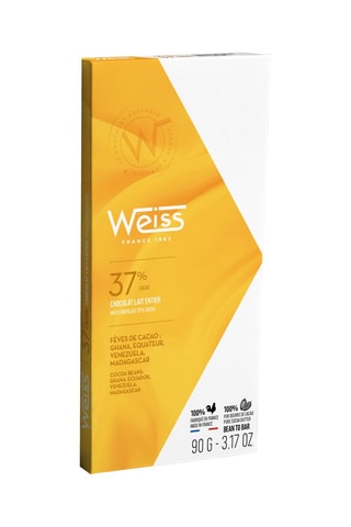 3 Tablettes de chocolat au lait entier 37% - 90 g