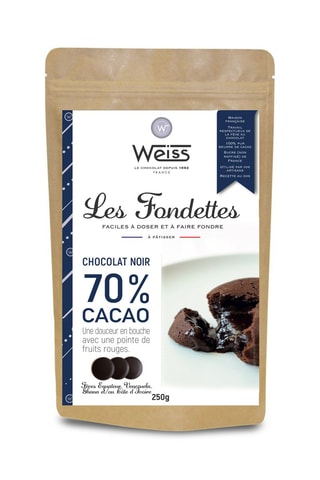 2 x Chocolat noir 70% à pâtisser - 250 g