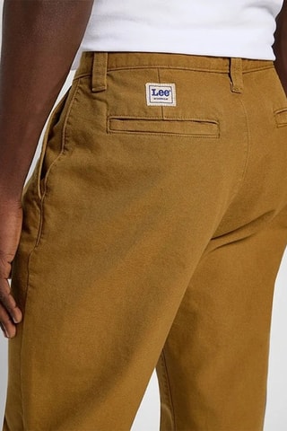 Jean relaxed - Blanc, beige et bleu