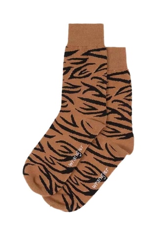 Chaussettes - Blanc, noir et orange