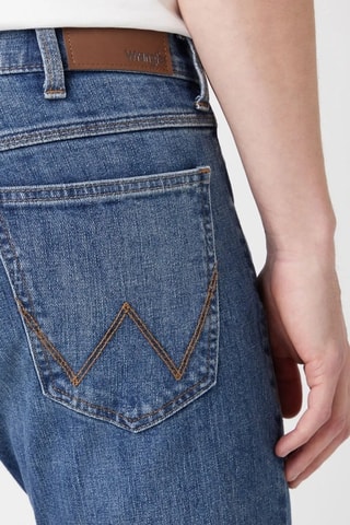 Jean regular Stone - Bleu et marron