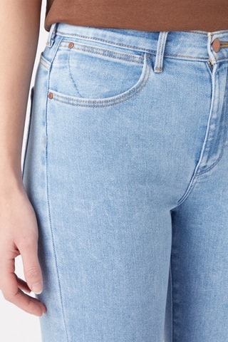 Jean skinny fit taille haute - Bleu