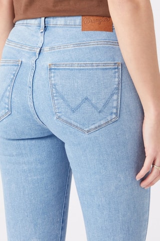 Jean skinny fit taille haute - Bleu