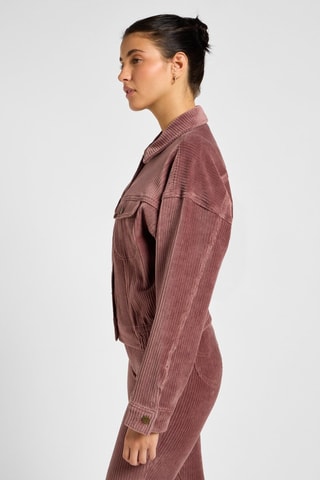 Veste en velours Rider - Rose