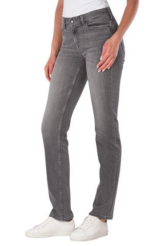 Jean droit classic straight - Blanc et gris