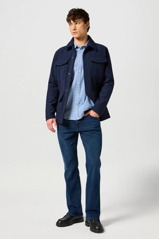 Veste regular fit - Bleu