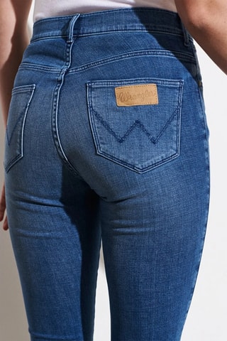 Jeans skinny fit a vita alta - Blu