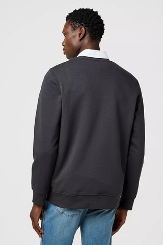 Felpa relaxed fit - Nero