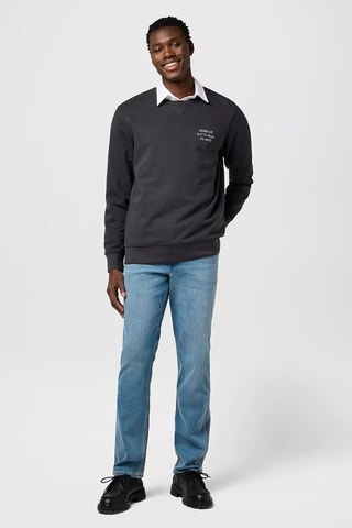 Felpa relaxed fit - Nero