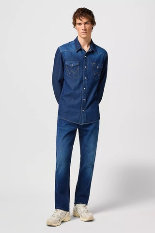 Camicia regular fit - Blu