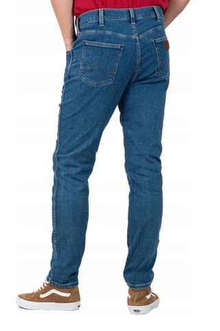 Jean slim fit - Bleu et marron