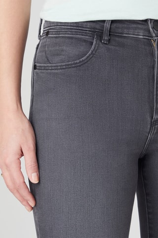 Jean skinny fit taille haute - Bleu