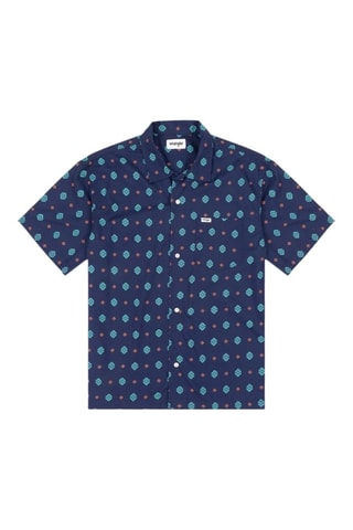 Camicia - Beige, blu e marrone