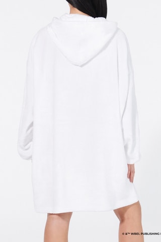 Vestido-sweat de pijama com capuz Harry Potter Xmasedwigiz - Branco