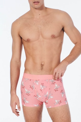 HOMME LINGERIE BOXER REPEATIZ PEACH