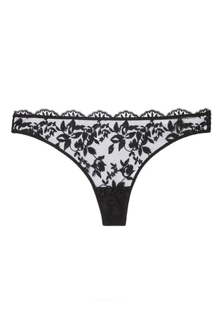 LINGERIE BAS LINGERIE STRING CHANNIZ NOIR
