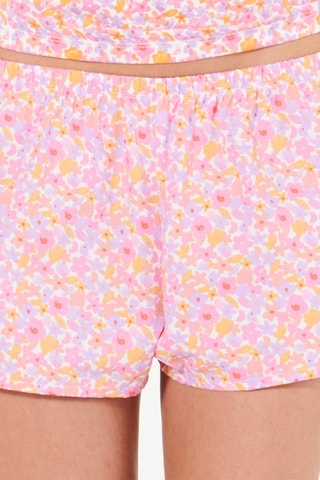 Calções Adalisiz - Rosa e branco