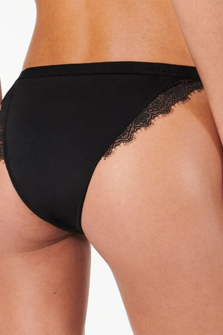 LINGERIE BAS LINGERIE TANGA TIJUANIZ NOIR