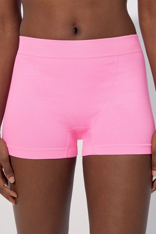 Shorties de cintura subida Astucieusiz-High - Rosa