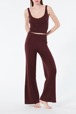 Camisola de alças Abiriz - Castanho-escuro