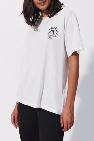 T-shirt de pijama One Piece - Branco