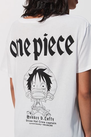 T-shirt de pijama One Piece - Branco