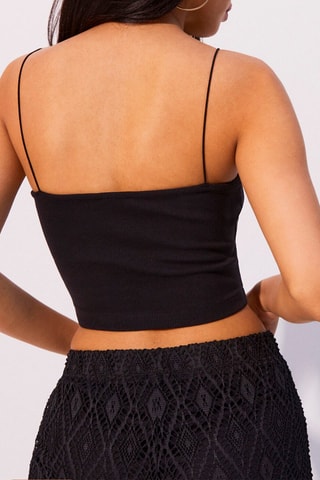 Crop top Rouloribiz Noir