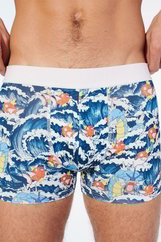 HOMME LINGERIE BOXER REPEATIZ BLANC