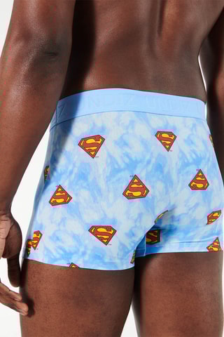 Boxers Super Homem Liga da Justiça Dc Comics Repeatiz - Azul