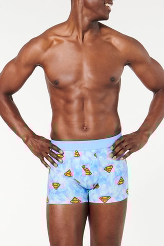 Boxers Super Homem Liga da Justiça Dc Comics Repeatiz - Azul