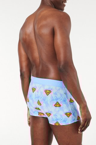 Boxers Super Homem Liga da Justiça Dc Comics Repeatiz - Azul