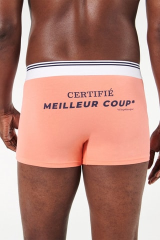 HOMME LINGERIE BOXER RENCARDOIZ CORAIL