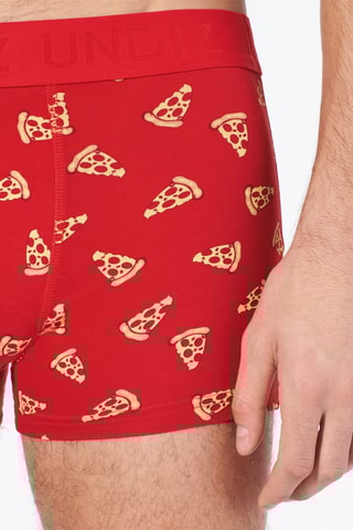 Boxers Repeatiz - Vermelho e bege