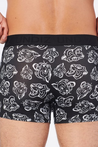 Boxers Repeatiz - Preto e branco