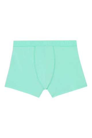 3 boxers Teenwaviz - Turquesa e branco