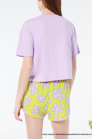 Pijama Patrick Estrela do mar Bob Esponja Fullpatrickiz - Malva e verde-lima