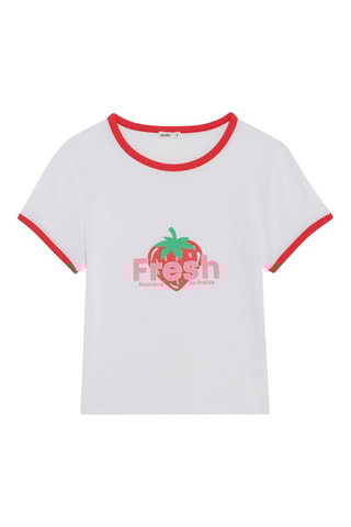 T-shirt Jutiz - Cru e rosa