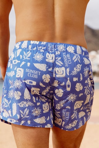Calções de banho Suntiediz - Azul-cobalto