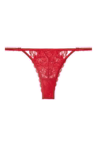 LINGERIE BAS LINGERIE TANGA CHRYSTELIZ ROUGE