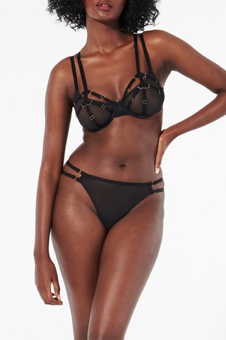 LINGERIE BAS LINGERIE STRING BEMINEIZ NOIR