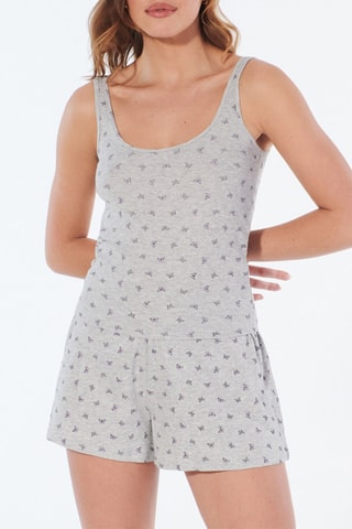 Camisola de alças Beniz - Cinzento-claro mesclado