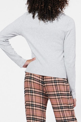 Top Laliz - Cinzento mesclado