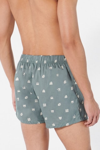 Boxers Bicoleafiz - Azul-petróleo