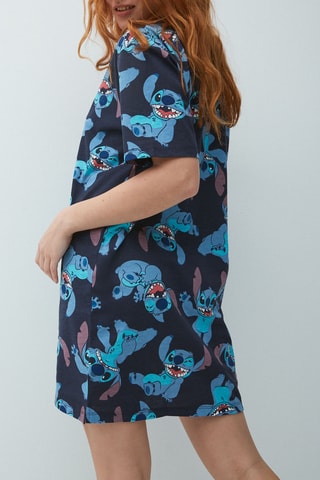 Pyjama Stitch Lilo et Stitch Disney Moodstitchiz en coton biologique Bleu